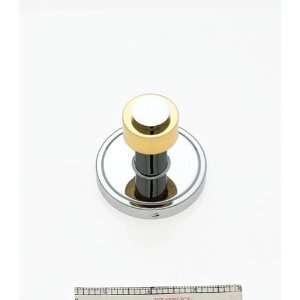   Single Robe Hook, Concealed Screw(Jvj23207) Smooth Chrome And Brass