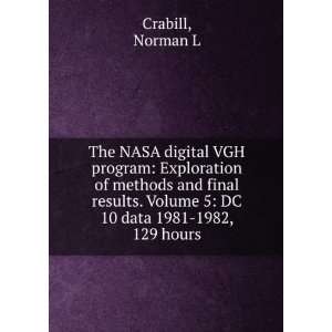  The NASA digital VGH program Exploration of methods and 