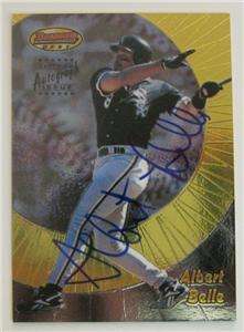 1998 Bowmans Best ALBERT BELLE Autograph Auto SP ~White Sox  