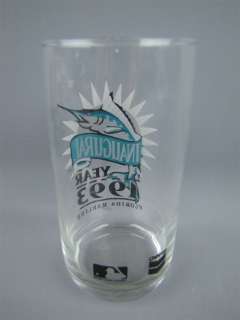 Florida Marlins INAUGURAL YEAR 1993 Tall Drinking Glass  