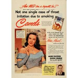  1951 Ad R J Reynolds Tobacco Co. Camel Patrice Munsel 