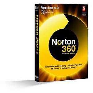  Norton 360 Version 4.0 3 User Software