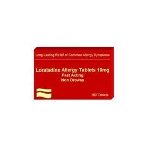  Loratadine Antihistamine Allergy Tablets 10 Mg 100 Health 