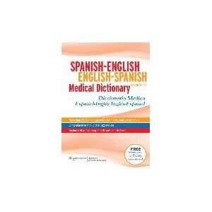 Spanish English English Spanish Medical Dictionary Softbound  