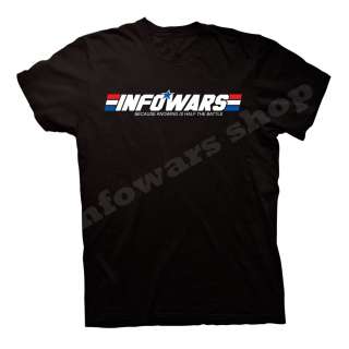 GI Infowars Because Knowing Is Half The Battle T Shirt (Alex Jones 