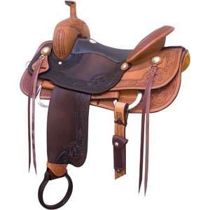  Helena Ranch Cutter   Two Tone Saddle