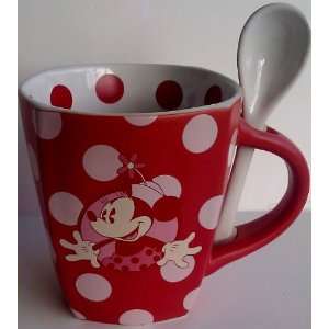  Disney Exclusive Minnie Mouse Tea/Coffee/Coco Mug Cup with 