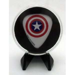 Marvel Universe Classic Captain America Shield Guitar Pick 