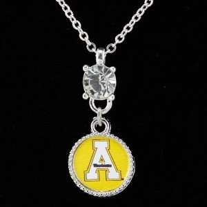 Appalachian State Mountaineers Ladies Crystal Stud Necklace