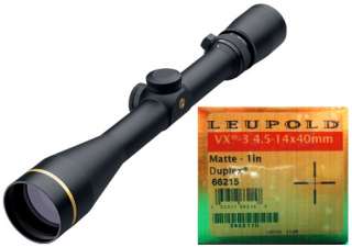 Leupold VX 3 Rifle Scope 4.5 14x40 (Matte, Duplex Reticle)   66215 