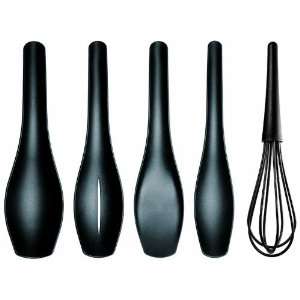  Eva Solo Spoons, Whisk and Spatula Set with Stand, Set of 