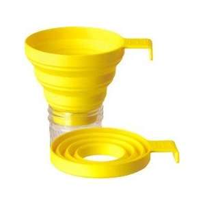 HotSpot FoldiFunnel   Sunflower Yellow Wide Mouth Collapsible Funnel 