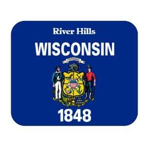  US State Flag   River Hills, Wisconsin (WI) Mouse Pad 