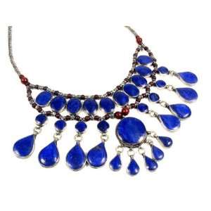  Blue Lapis Lazuli Necklace Arts, Crafts & Sewing