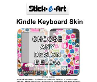  Kindle 3 / Keyboard Skin Case Cover Decal  