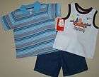NWT Boys Woven Khaki Peach Vest Pant Shirt Tie Set IZOD Sz 2T items in 