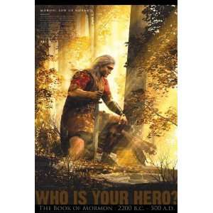 Real Hero Poster   Moroni, Son of Mormon   LDS Poster  