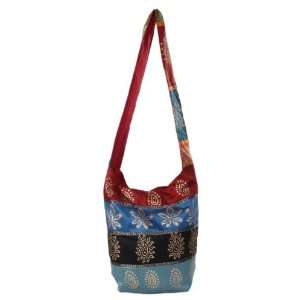  Multi colored Rajasthani Handicraft Silk Shoulder Bag with 