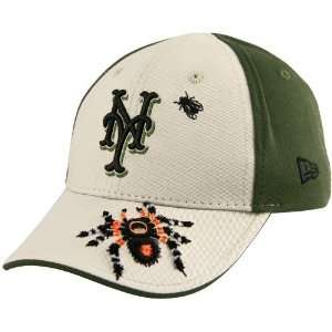   Mets Toddler Stone Green Arachnid Adjustable Hat