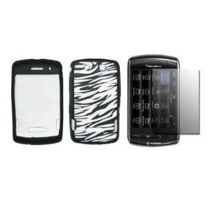  Zebra Stripes Design Silicone Gel Skin Cover Case + LCD 