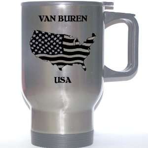  US Flag   Van Buren, Arkansas (AR) Stainless Steel Mug 