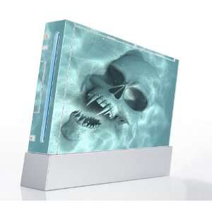   Wii Skin Decal Sticker   Underwater Vampire Skull 