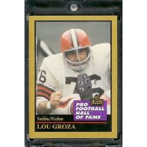  1991 ENOR Lou Groza Football Hall of Fame Card #53   Mint 