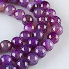 12mm Pale Purple Dragon Veins Agate Round Beads 15  