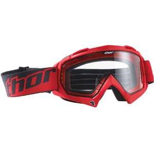   Enemy Youth DirtBike Motorcycle Goggles   Red / One Size Automotive