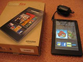  Kindle Fire 8GB, Wi Fi, 7in   Black Tablet, Used, Mint, Perfect 