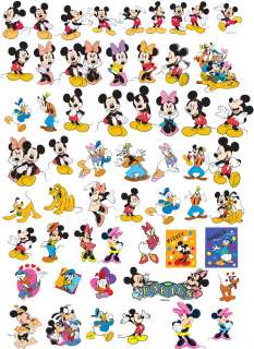 CLIPART DESIGN Disney Mickey Minnie Goofy VECTOR EPS  