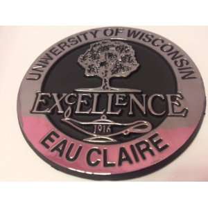 University of Wisconsin   Eau Claire Auto Emblem (Metal 