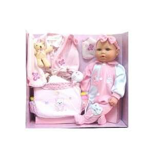  Baby Allie 18 Vinyl Baby Doll with Diaper Bag Toys 