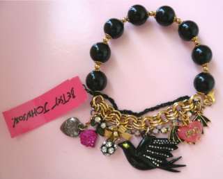 Betsey Johnson Stretch Bracelet from Vampire Collection features 