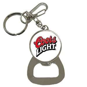 COORS LIGHT Beer LOGO Bottle Opener Key Chain
