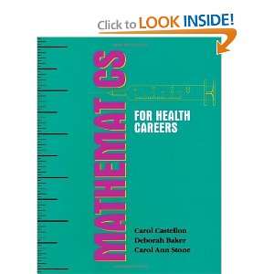 Mathematics for Health Careers [Paperback] Carol A 