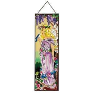    painted Art Glass Panels Stained Glass Window Panel