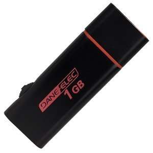  Dane Elec 1GB USB  Player with Headphones   Black  