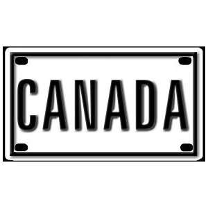    Canada 2 1/4 X 4 Aluminum Die cut Sign Arts, Crafts & Sewing