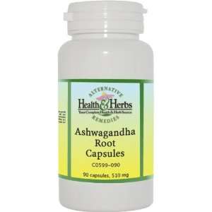 Alternative Health & Herbs Remedies Ashwagandha Root Capsules, 90 
