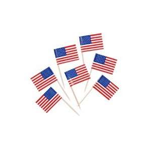 American Flag Toothpicks   Pkg of 500   Cute for Cupcakes  