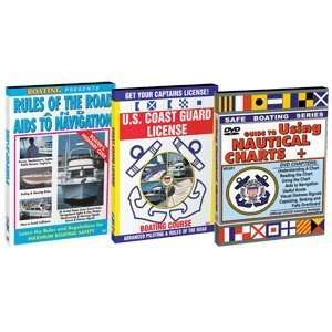  Bennett DVD   US Coast Guard License 6 Pac Kit Sports 