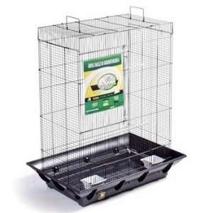  Clean Life Tall Flight Cage   Black: Pet Supplies