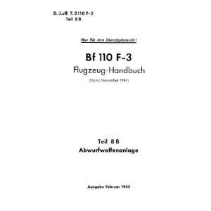  Messerschmitt Bf 110 F 3 Aircraft Handbook Manual   Teil 8 