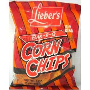 Liebers BAR B Q Corn Chips 1 oz  Grocery & Gourmet Food