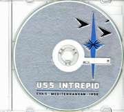USS Intrepid CVA 11 1959 Med CRUISE BOOK Log CD  