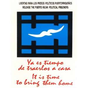  Poster. Day of World Solidarity with PUERTO RICO .Libertad para los 