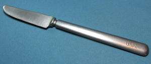 Vintage USN United States Navy Oneida Stainless Knife  