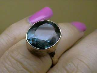 Russian Alexandrite Ring SILVER Vintage OLD ESTATE 8 STERLING COLOR 