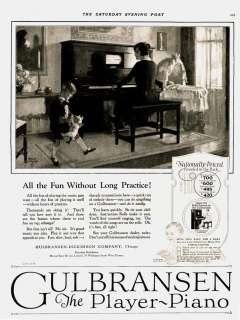 1923 AD Gulbransen  Dickinson player piano fun w/o practice Philip 